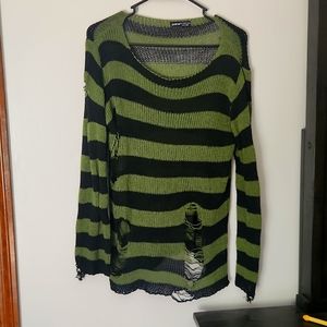 Shein Distressed Sweatee